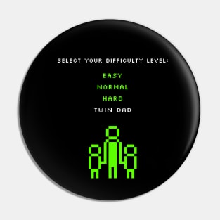 Twin Dad Pin