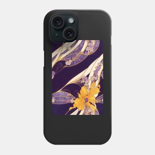 Beautiful Yellow and Violet Floral pattern, for all those who love flowers #72 Phone Case