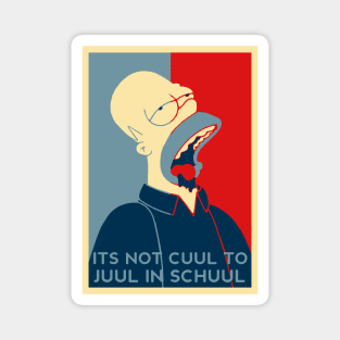 Its not cuul to juul in schuul meme Magnet