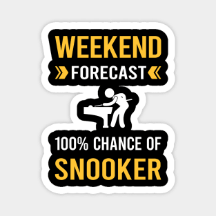 Weekend Forecast Snooker Magnet