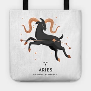 Aries Constellation Zodiac Series Tote