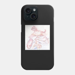 Nudibranch Sketch Hypselodoris Variobranchia 1 Phone Case