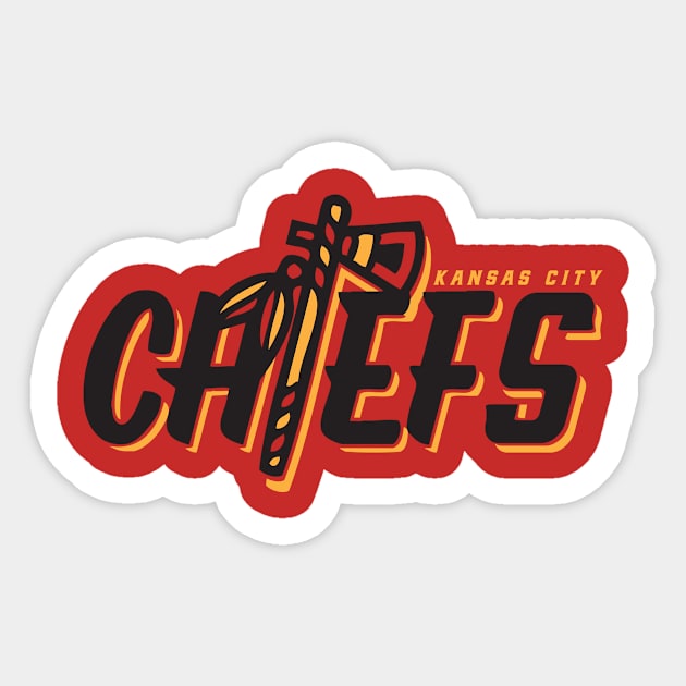 Tomahawk Chop, Chiefs  Sticker for Sale by Cy1982