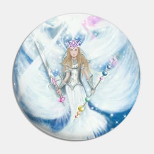 Angel Archelle - Angel Reiki - Light Warrior illustration by Benita Jayne Pin