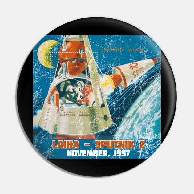 Laika - Sputnik 2 1957 Pin by ocsling