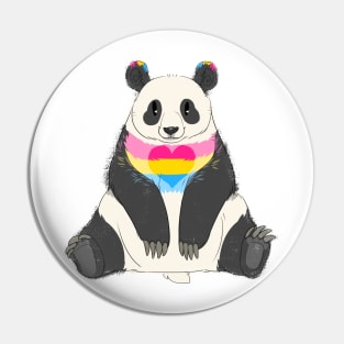 Panromantic Panda! Pin