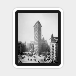 Flatiron Building, 1905. Vintage Photo Magnet