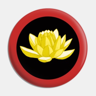 Banana Flower Lotus Pin