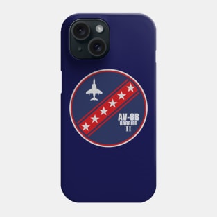 AV-8B Harrier II (Front and Back logo) Phone Case