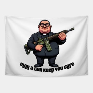 Gun Bless You Tapestry