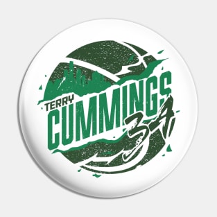 Terry Cummings Milwaukee Skyball Pin