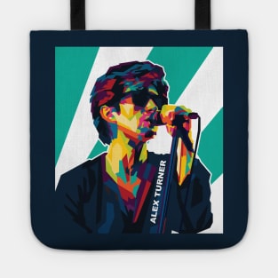 Alex Turner In Wpap Pop Art Style Tote