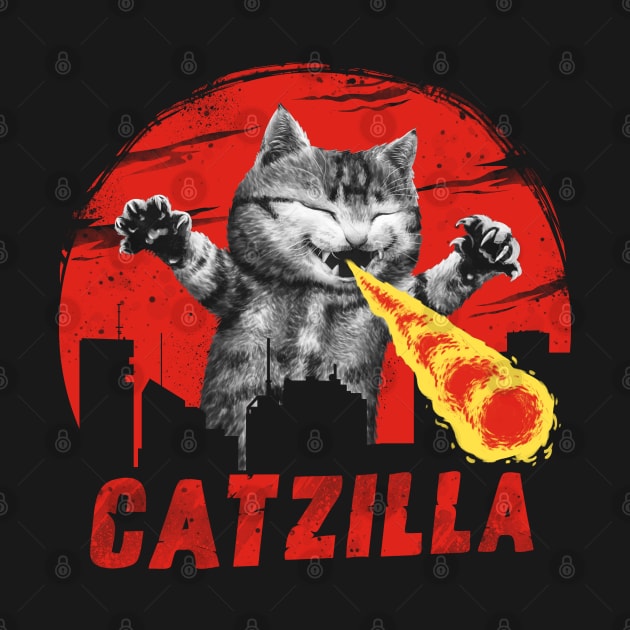 Catzilla by Vincent Trinidad Art