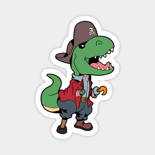 Captain TREX - Pirate Dinosaur Magnet