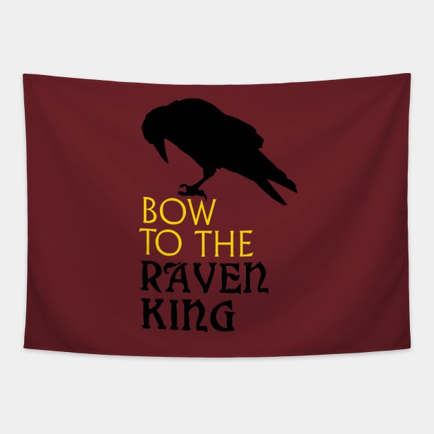 Raven King : Bow to the Raven King Tapestry by Corncheese