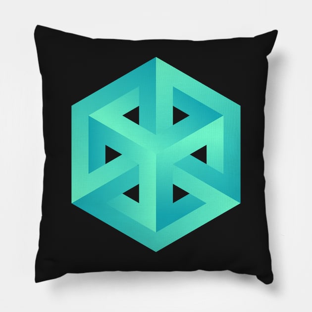 Strange Geometry - Inside Out Pillow by ncprocter