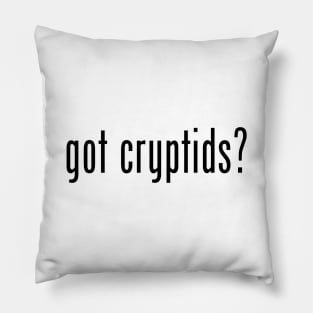 Got Cryptids? Pillow