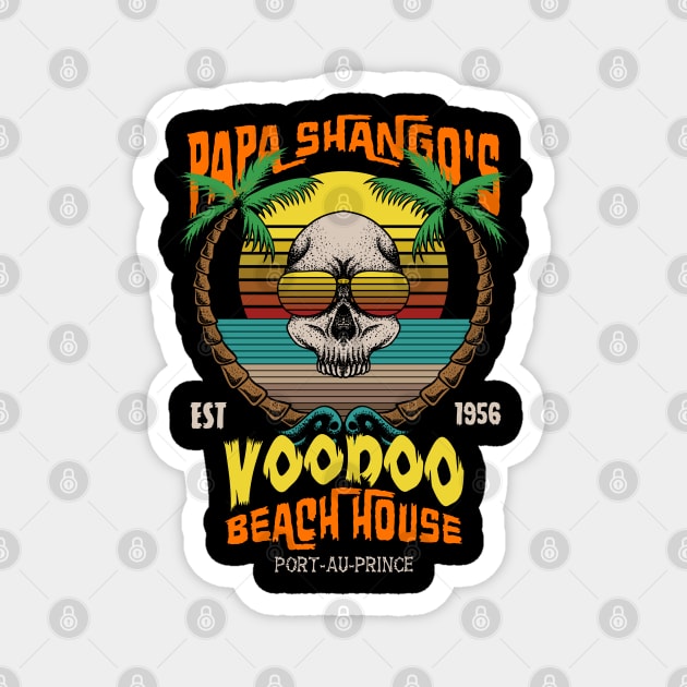 Papa Shango's Voodoo Beach House Magnet by hauntedjack