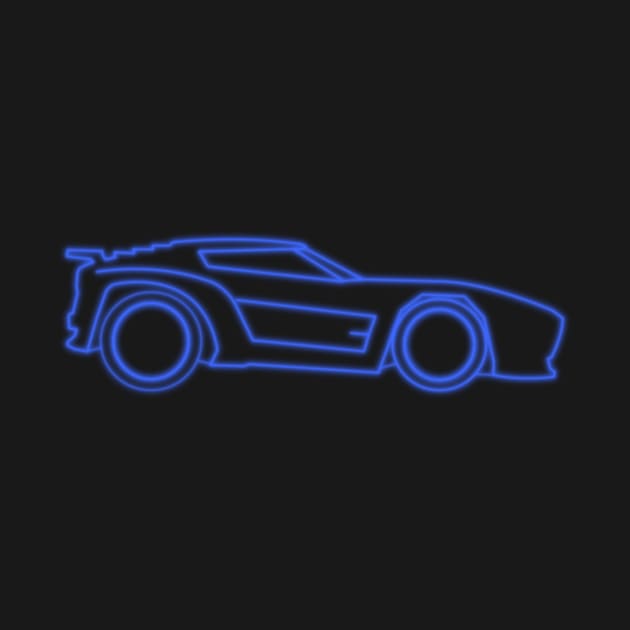 Dominus Neon Blue (Must buy in black to enhance the effect) | Rocket League by rishibeliya