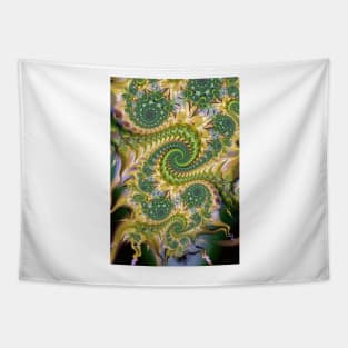 underwater swirly spiral pattern Tapestry