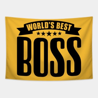World's Best Boss Tapestry
