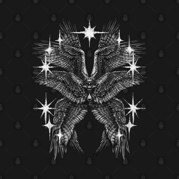 Seraphim V2 B&W by Crude Casey