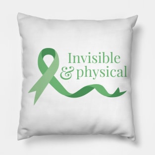 Invisible & Physical (Green) Pillow