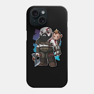 Kratos and Atreus Phone Case