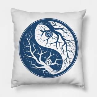 Yin Yang Bonsai Tree Pillow