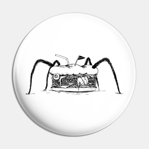 Spider sandwich Pin by popcornpunk