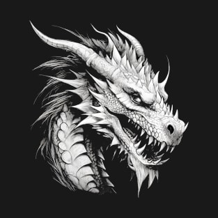 Drache mystisch Lindwurm Monster Ungeheuer Biest T-Shirt