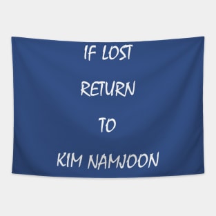 if lost return to rm Tapestry