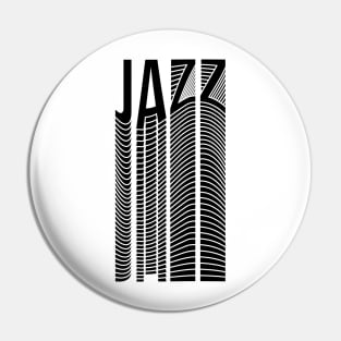 Jazz typography logo Pin