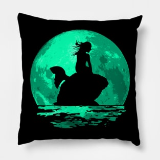 Mermaid Moon Pillow