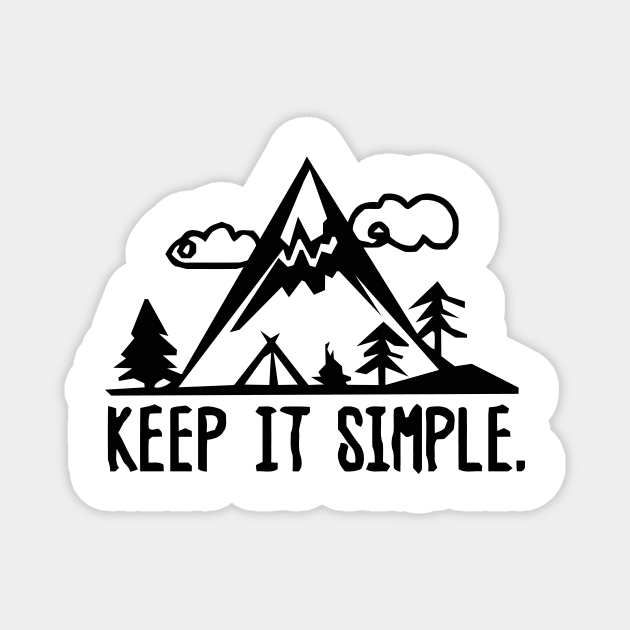 Keep it simple campaign, stupid!! Magnet by teeprin