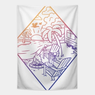 Camp Paradise Tapestry