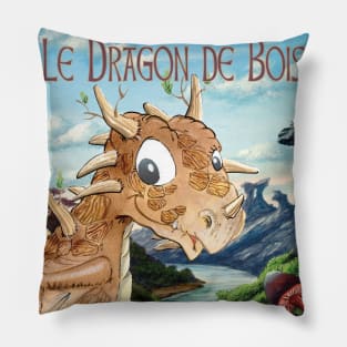 Dragon de bois Pillow