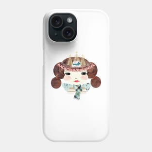 Christmas Angel Chloe--Backcountry Angel Phone Case