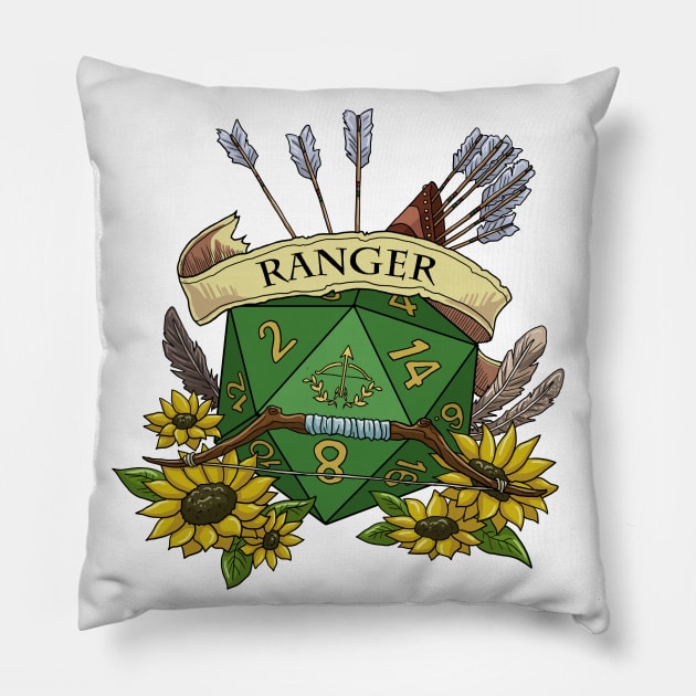 Dice Ranger Pillow by Danielle_Mahaffey