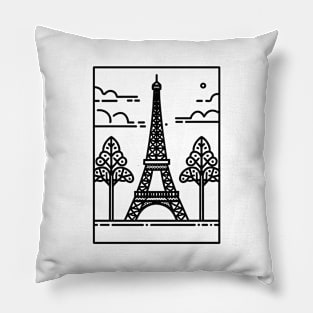 Eiffel Tower Pillow