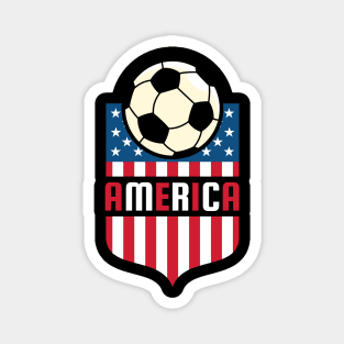 America Soccer Magnet