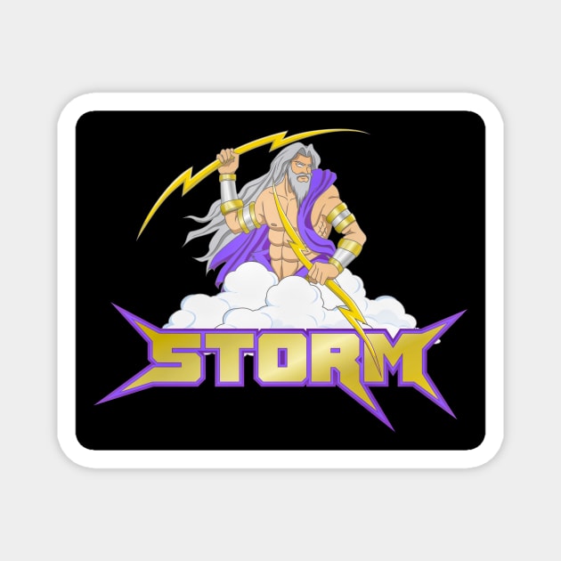 Rugby League Storm Magnet by DAZpicable