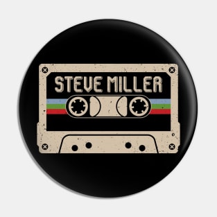 Personalized Miller Name Birthday Vintage Cassette Tape Pin