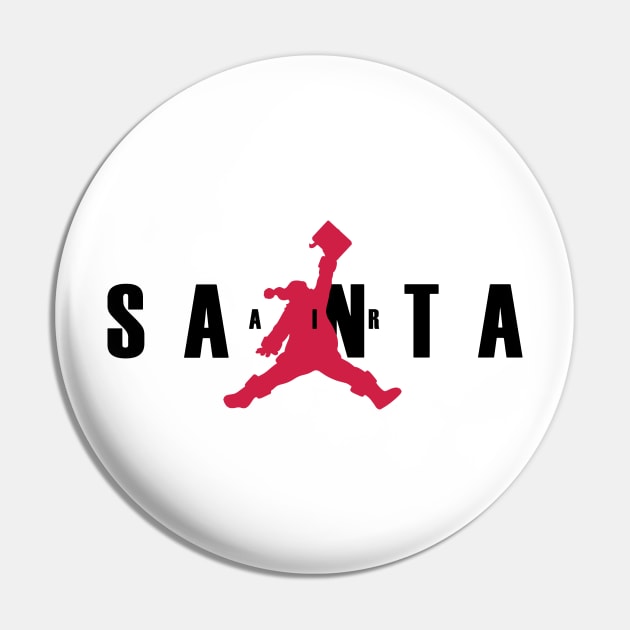 Santa Clause Jump Pin by Badgirlart