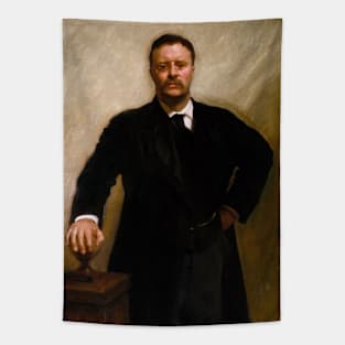 Portrait of Theodore Roosevelt by John Singer Sargent Tapestry