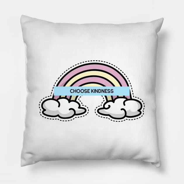 Choose Kindness - Invisible Disabilities Pillow by Garbled Life Co.