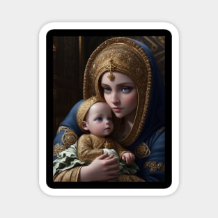 Madonna and Child Magnet