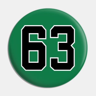 Number 63 Pin