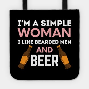 I'm a simple woman Tote