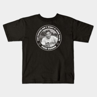 Yogi Berra New York Yankee catcher circa 1962-2015 Kids T-Shirt